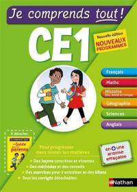 Je comprends tout ! CE1 : nouveaux programmes