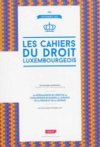 La dépénalisation du droit de la concurrence en Europe à l'exemple de la France et de la Géorgie