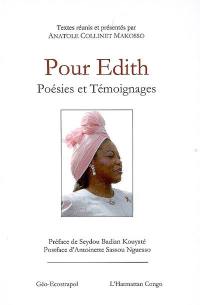 Pour Edith : poésies et témoignages