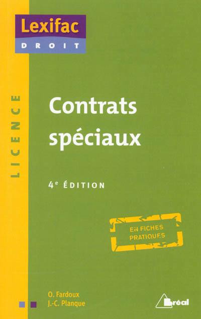 Contrats spéciaux : licence