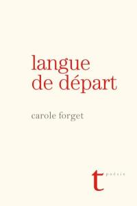 Langue de départ