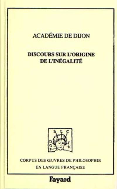 Les discours sur l'origine de l'inégalité, 1754