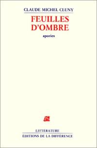 Feuilles d'ombre, d'Harmodios de Cyrène : apories