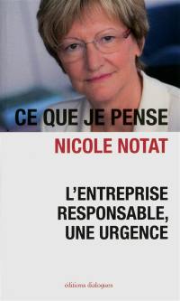 L'entreprise responsable, une urgence