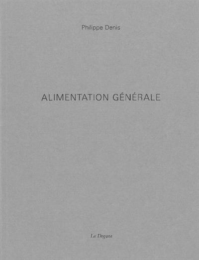 Alimentation générale. Maintenance