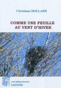 Comme une feuille au vent d'hiver