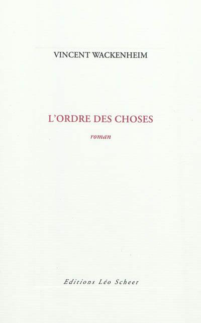 L'ordre des choses