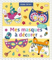 Mes masques à décorer : jaune