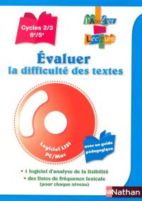 Evaluer la difficulté des textes