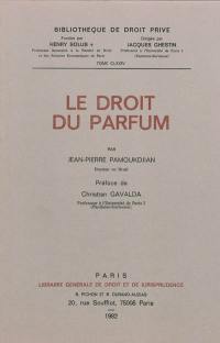 Le droit du parfum