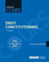 Droit constitutionnel : conseils de méthodes, sujets d'examens et exercices corrigés