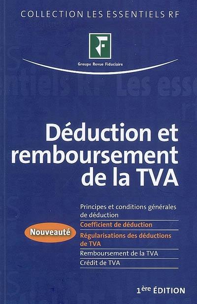 Déduction et remboursement de la TVA