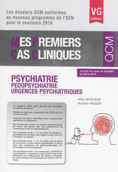 Psychiatrie, pédopsychiatrie, urgences psychiatriques