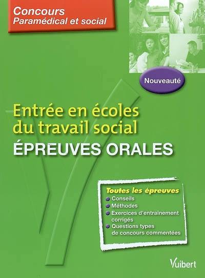 Entrée en écoles du travail social : épreuves orales