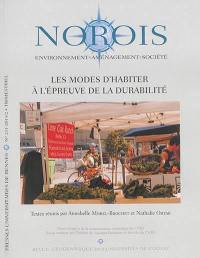 Norois, n° 231. Les modes d'habiter à l'épreuve de la durabilité