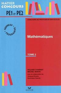 Mathématiques, PE1-PE2. Vol. 2