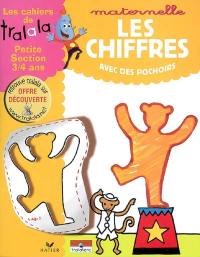 Les chiffres avec des pochoirs, maternelle petite section, 3-4 ans