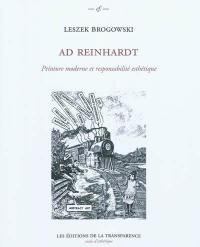 Ad Reinhardt : peinture moderne et responsabilité esthétique