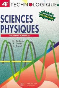 Sciences physiques, 4e technologique