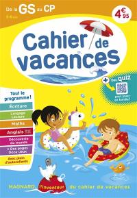 Cahier de vacances de la GS au CP, 5-6 ans : tout le programme !