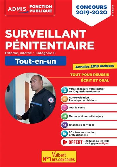 Surveillant pénitentiaire : externe, interne, catégorie C, tout-en-un : concours 2019-2020