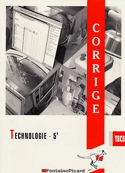 Technologie pour la classe de 5e : corrigé