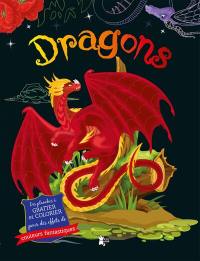 Dragons : des planches à gratter et colorier pour des effets de couleurs fantastiques