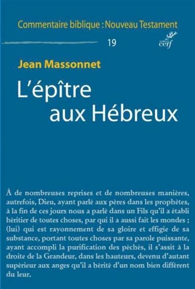 L'Epître aux Hébreux