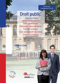 Droit public : droit constitutionnel, droit administratif, institutions administratives, fonction publique, droit administratif des biens, finances publiques