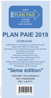 Plan paie 2019 : l'univers de la paie dans vos mains