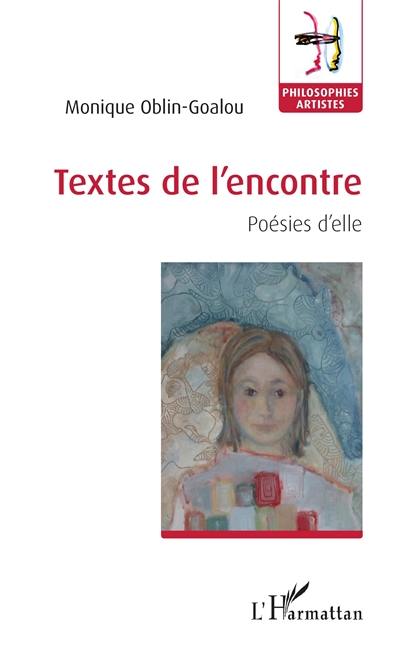 Textes de l'encontre : poésies d'elle