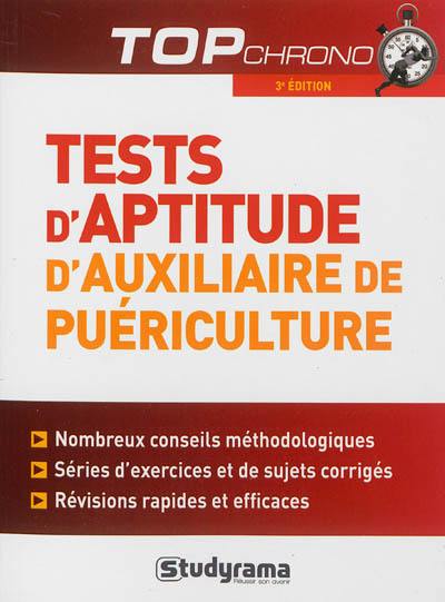 Tests d'aptitude d'auxiliaire de puériculture