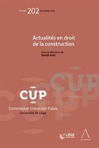 Actualités en droit de la construction