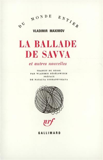 La ballade de Savra : et autres nouvelles