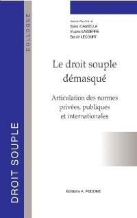 Le droit souple démasqué : articulation des normes privées, publiques et internationales