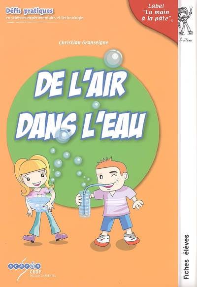 De l'air dans l'eau