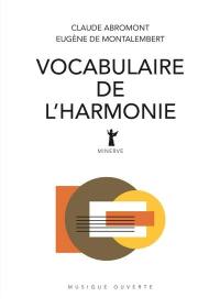 Vocabulaire de l'harmonie