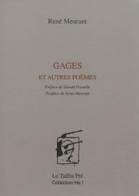 Gages : et autres poèmes