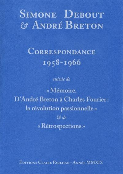 Correspondance, 1958-1966