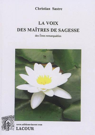 La voix des maîtres de sagesse : des êtres remarquables