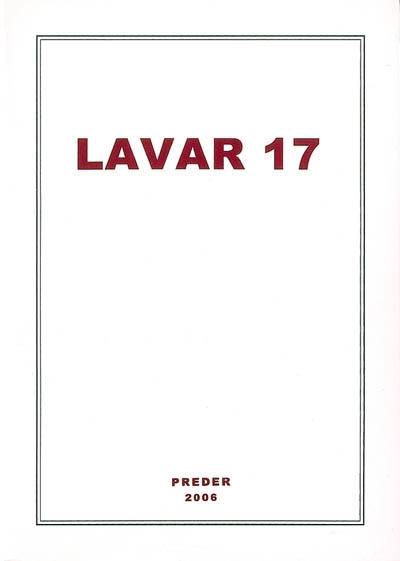 Lavar. Vol. 17