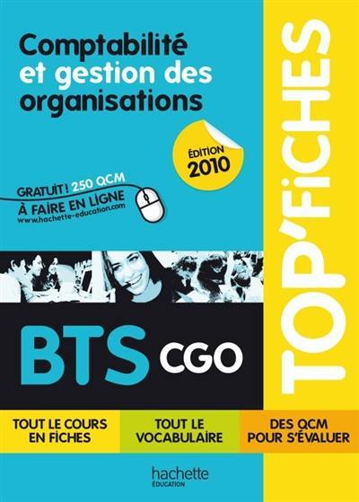 Comptabilité et gestion des organisations BTS CGO