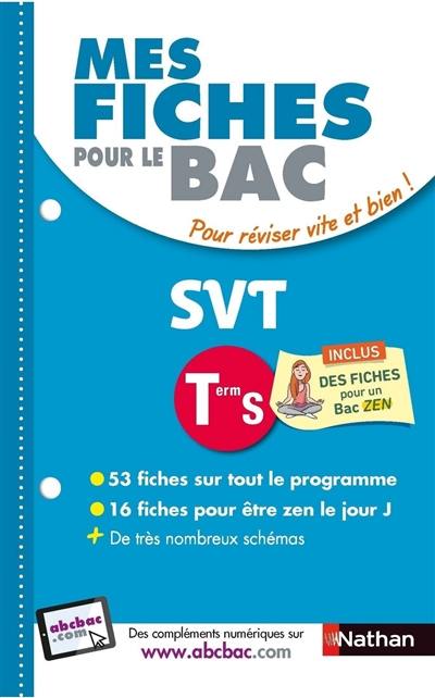 SVT terminale S : spécifique et spécialité