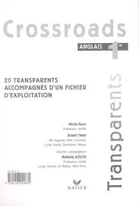 Crossroads, anglais 1re : 20 transparents accompagnés d'un fichier d'exploitation