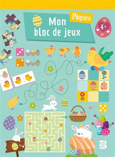 Pâques : mon bloc de jeux : 4+