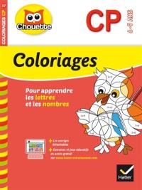 Coloriages pour apprendre les lettres et les nombres, CP, 6-7 ans