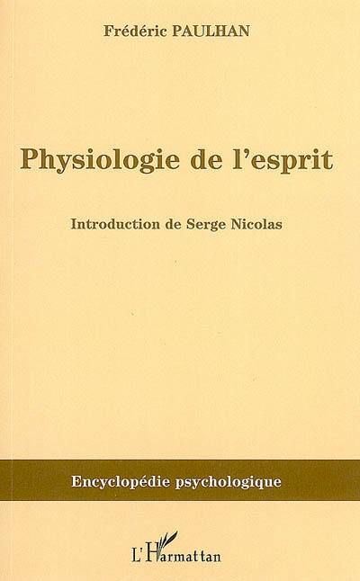 Physiologie de l'esprit (1880)