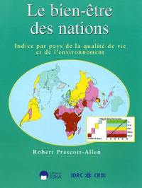 Le bien-être des nations : indice par pays de la qualité de vie et de l'environnement