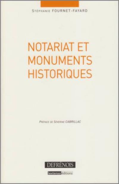 Notariat et monuments historiques