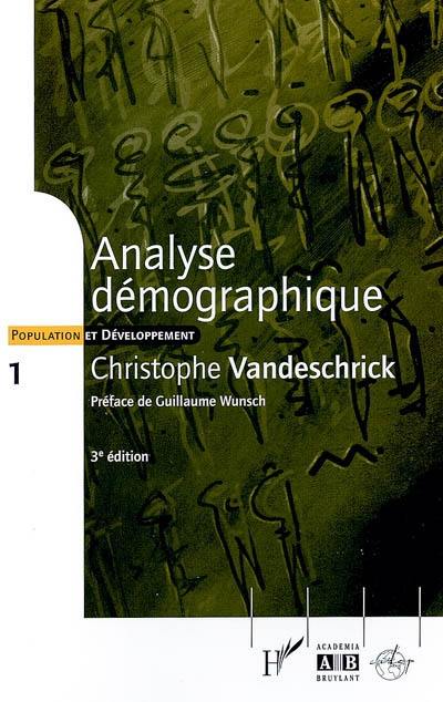 Analyse démographique